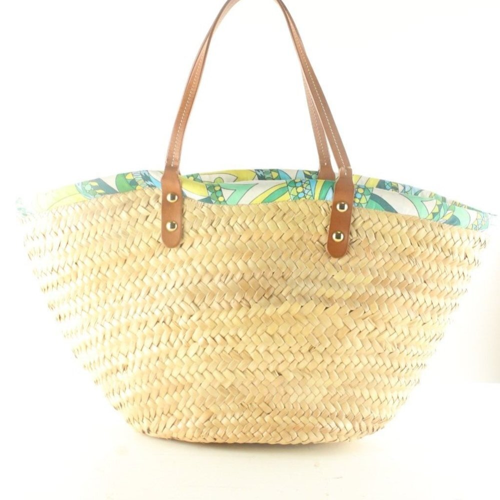 Emilio Pucci Wicker Basket Tote 1EP1026K - Picture 9 of 12